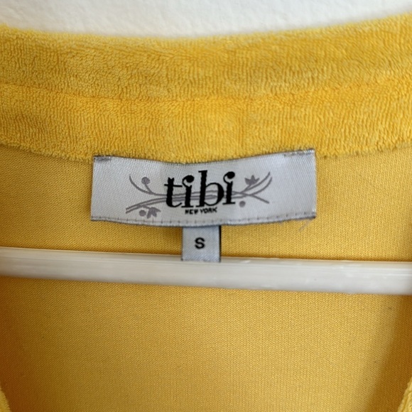 Tibi Yellow Terrycloth Swim Cover-Up / Summer Dress Size S — Beach Ready! - Picture 3 of 7